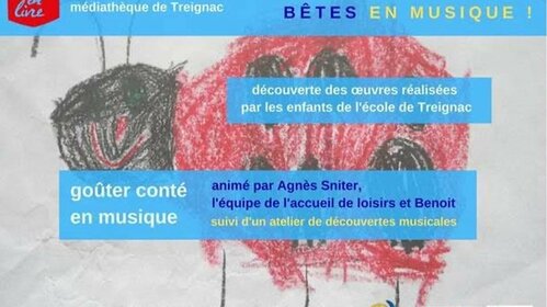 Goûter conté "Nos amies les p'tites bêtes en musique"