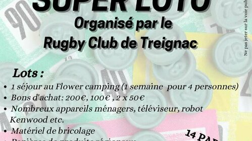 Loto du Rugby Club Treignac